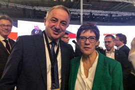Borenović na kongresu CDU, susret sa Karenbauerovom