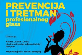 Predavanje na temu "Prevencija i tretman profesionalnog glasa"