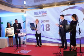 "Ličnost godine in memoriam Željko Kopanja 2018.": Željka Cvijanović, predsjednica Republike Srpske