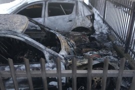 Podmetnut požar na dva automobila na Ilidži