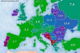 Razočaravajuća mapa iz 2015. godine pokazuje obim iseljavanja ...