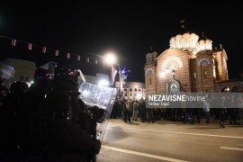 Građani se razilaze, saobraćaj normalizovan