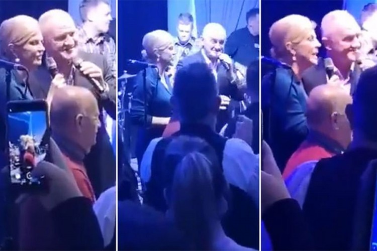 Hrvatska predsjednica zapjevala na "Širokobriješkoj večeri"