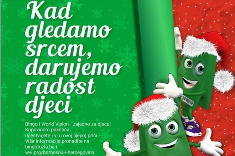 World Vision i Bingo zajedno u akciji darivanja