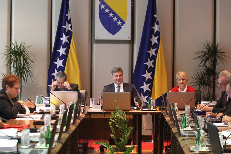 Na dnevnom redu sjednice Savjeta ministara BiH nema državnog zatvora