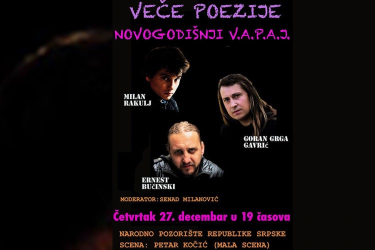 Veče poezije u NP RS