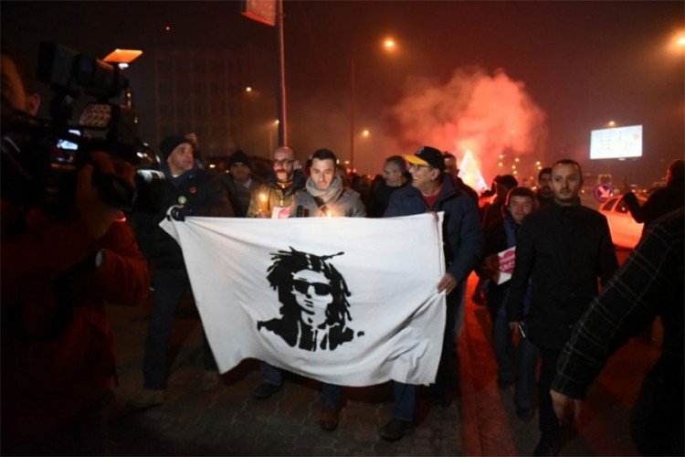 Protestna šetnja grupe "Pravda za Davida" u centru Banjaluke