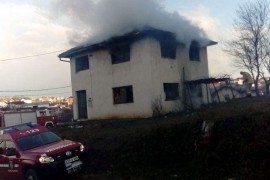 Gorjela kuća u kojoj borave migranti