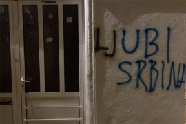 Zadranin prepravio grafit "Ubi Srbina" pa dobio krivičnu prijavu