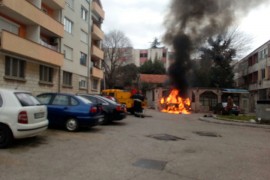 Izgorio automobil u Trebinju