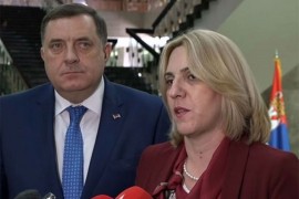 Dodik i Cvijanovićeva na krsnoj slavi kod vladike Jefrema