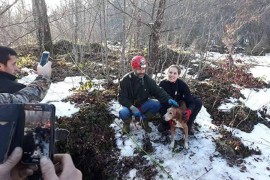 Spasili psa iz jame duboke 26 metara