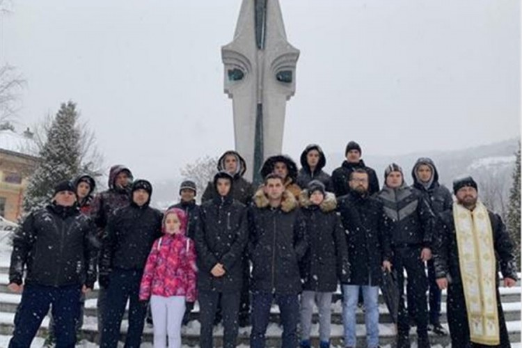 Navijači Partizana u Foči zahvalni srpskim junacima