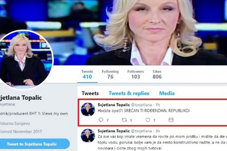 Topalić: Nijedno novinarsko udruženje nije zvanično osudilo verbalne napade