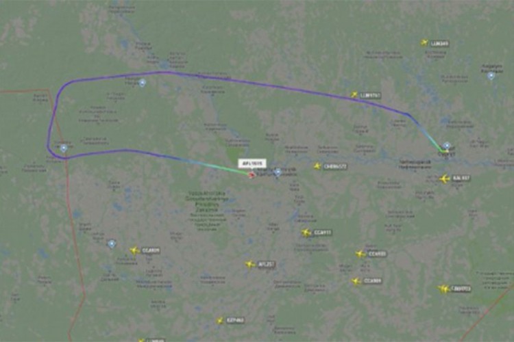 Zbog huligana avion prinudno sletio u Hanti Mansijsku
