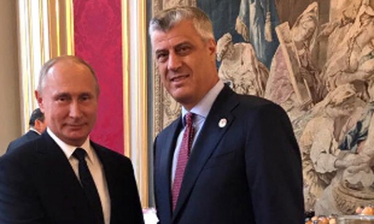 Tači pozvao Putina da dođe na Kosovo