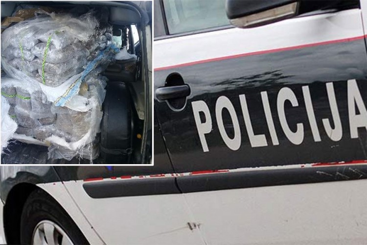 Policija u Sarajevu pronašla više od 100 kg droge, uhapšene tri osobe