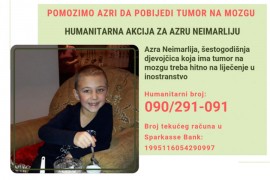 Humanitarna akcija: Pomozimo Azri da pobijedi tumor na mozgu