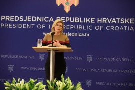 Kitarović: Pogriješila sam u vezi pozdrava 'Za dom spremni'