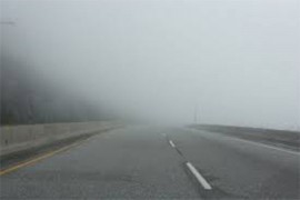 Na putevima dim i magla