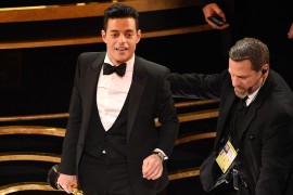 Rami Malek pao sa scene