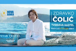 Zdravko Čolić 31. maja u Banjaluci