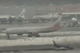 Avion proklizao na pisti kao sanke