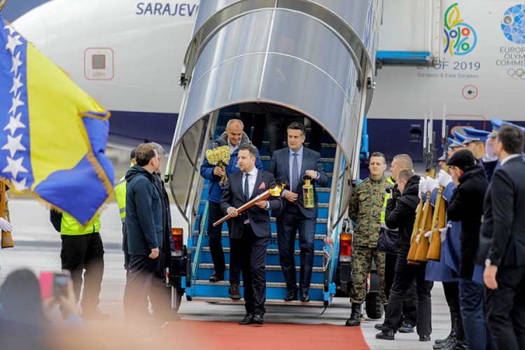 Olimpijska baklja mira nakon Banjaluke stigla u Sarajevo
