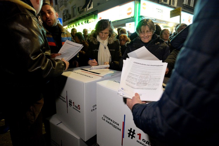 Održan jedanaesti protest "1 od 5 miliona"