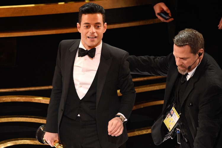Rami Malek pao sa scene