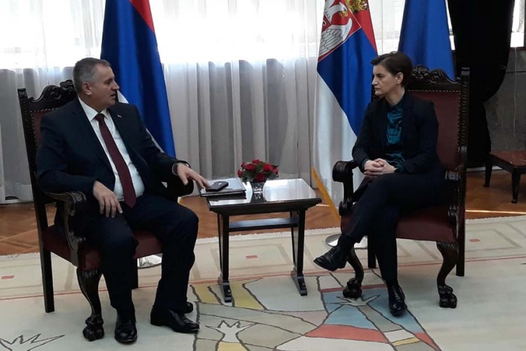 Počeo sastanak Viškovića i Brnabićeve
