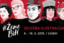Izložba ilustracija iz knjige #ŽeneBiH u Umjetničkoj galeriji BiH
