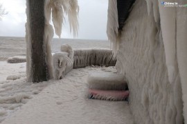 SAD pogodio ledeni cunami i stvorio nevjerovatne prizore