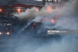 Požar na odlagalištu drvne sječke pod kontrolom