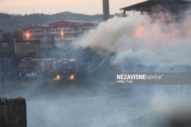 Ugašen požar u staroj energani u krugu "Incela"