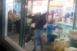 Tuča na tržnici, prisutni gledali i snimali