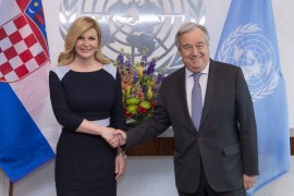 Kitarovićeva s Guterešom o BiH