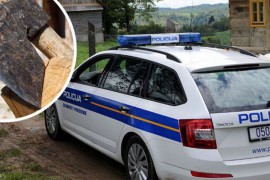 Policiji prijetio sjekirom