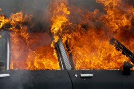 Zapalio se automobil prilikom startovanja