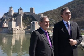 Otvorena obnovljena Golubačka tvrđava, obišli je Vučić i Han