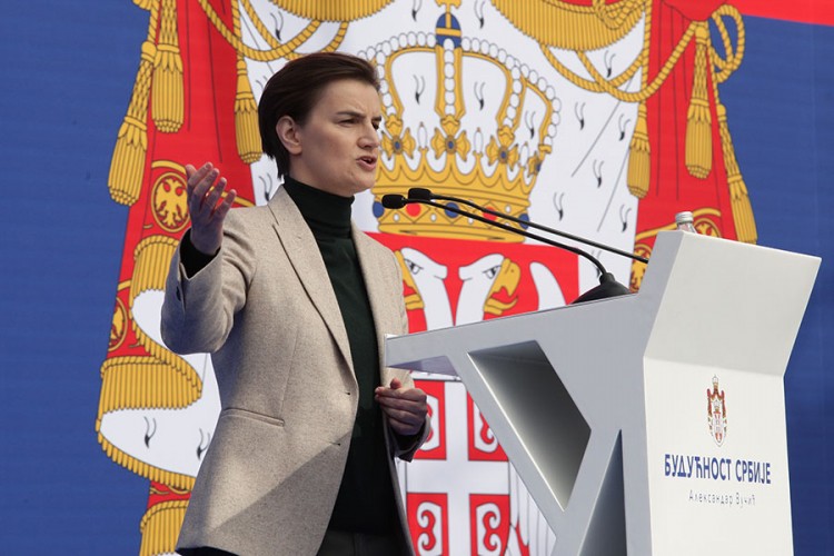 Brnabić: Još nije vreme za odgovor na prištinsku platformu