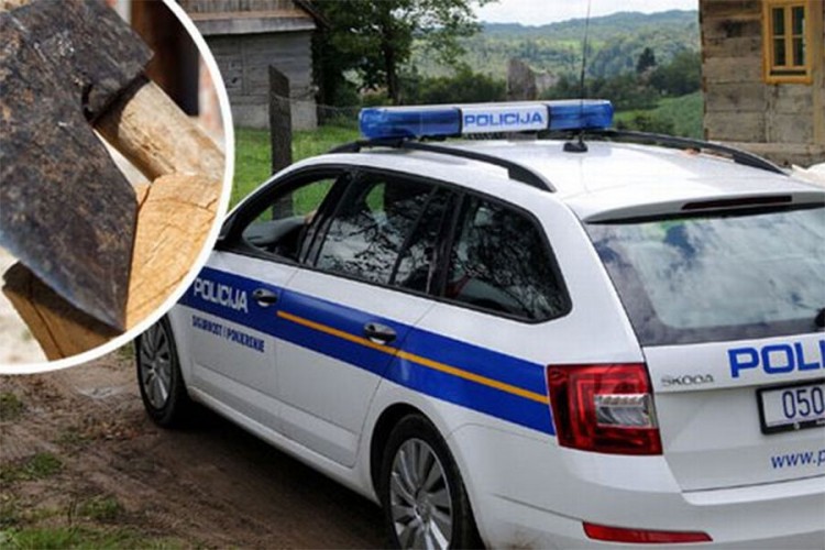 Policiji prijetio sjekirom