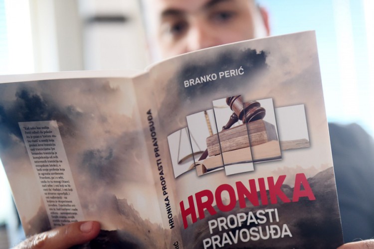 "Hronika propasti pravosuđa" Branka Perića pred čitaocima: Pravo na pravdu postaje iluzija