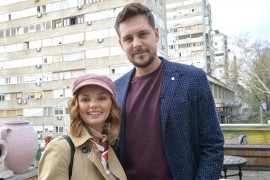 Ruska glumica snima sa Milošem Bikovićem reportažu o Beogradu