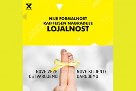 Atraktivne nagrade za nove i postojeće klijente Raiffeisen Banke