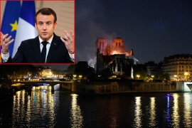 Makron: Požar u Notr Damu nacionalna katastrofa