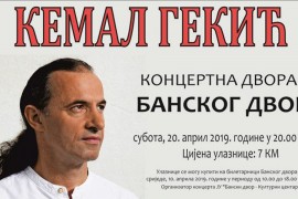 Koncert Kemala Gekića u Banskom dvoru