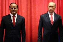 Naser i Sisi u Muzeju voštanih figura u Jagodini