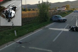 Povrijeđen motociklista u sudaru sa fordom