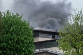 Gorjela robna kuća u Foči